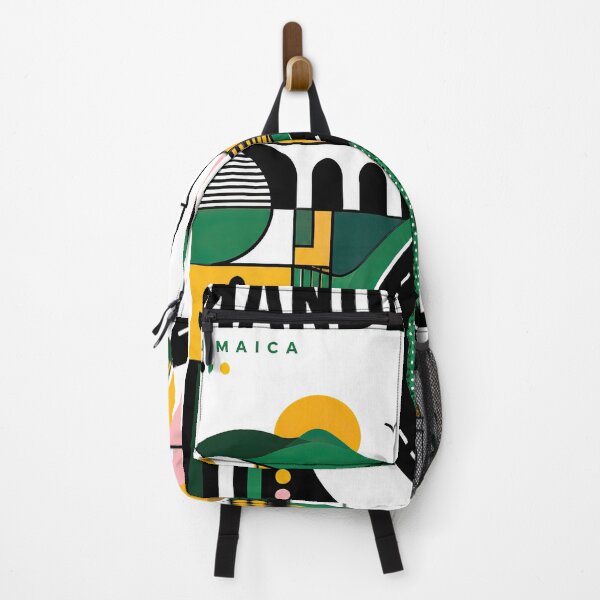 Item preview, Colorful geometric poster celebrating Mandeville, Jamaica, with designed and sold by ckybe.