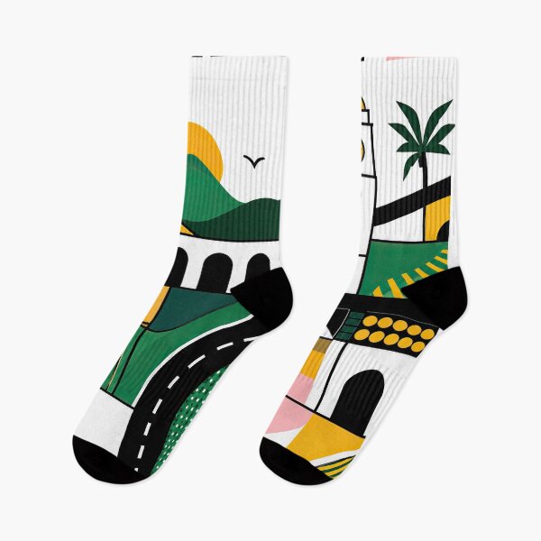 Item preview, Colorful geometric poster celebrating Mandeville, Jamaica, with designed and sold by ckybe.