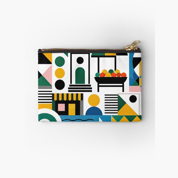 Item preview, Colorful geometric poster celebrating Savanna-La-Mar, Jamaica, w designed and sold by ckybe.
