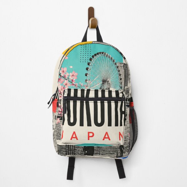 Item preview, Yokohama Japan travel collage featuring waterfront skyline, Ferr designed and sold by ckybe.