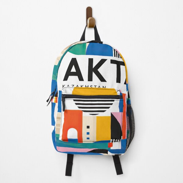 Item preview, Geometric poster featuring Aktau, Kazakhstan, with stylized coas designed and sold by ckybe.