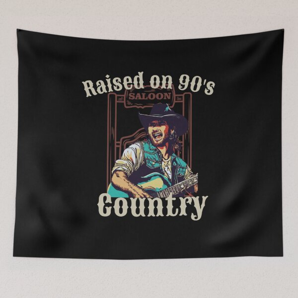 Item preview, raised on 90's country funny retro music lover designed and sold by DennisMcafee.