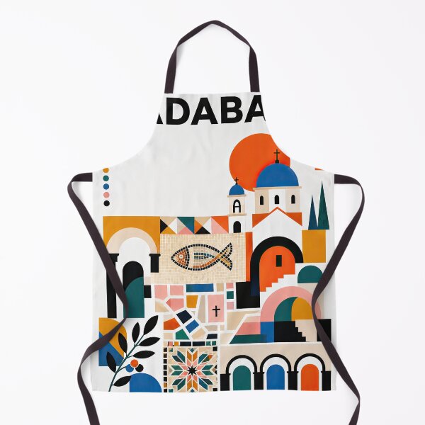Item preview, Geometric poster collage inspired by Madaba, Jordan, featuring designed and sold by ckybe.