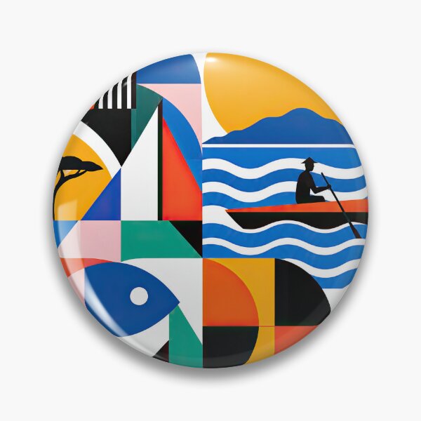 Item preview, Colorful geometric poster featuring the word KISUMU KENYA, designed and sold by ckybe.