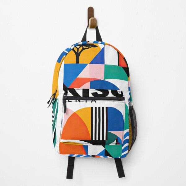 Item preview, Colorful geometric poster featuring the word KISUMU KENYA, designed and sold by ckybe.