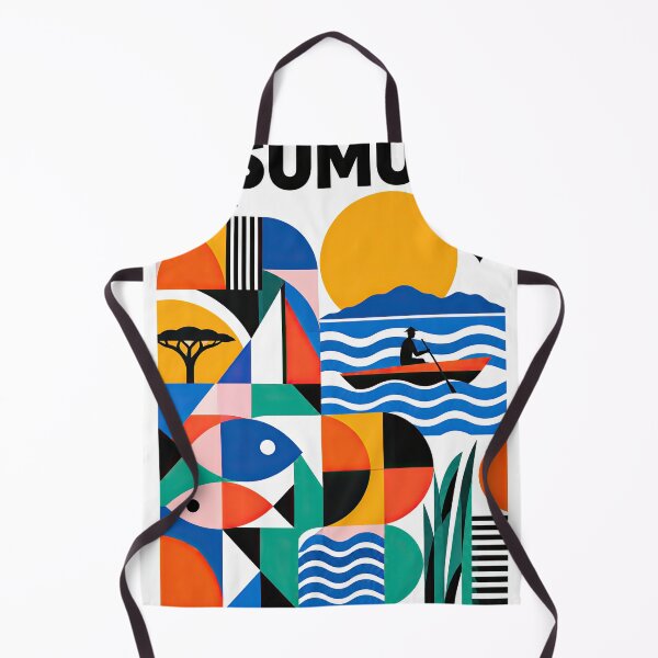 Item preview, Colorful geometric poster featuring the word KISUMU KENYA, designed and sold by ckybe.