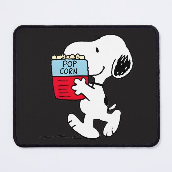 Item preview, Snoopy Enjoying Popcorn Vintage Cartoon Design designed and sold by Trendy Tee.