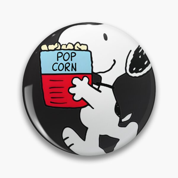 Item preview, Snoopy Enjoying Popcorn Vintage Cartoon Design designed and sold by Trendy Tee.