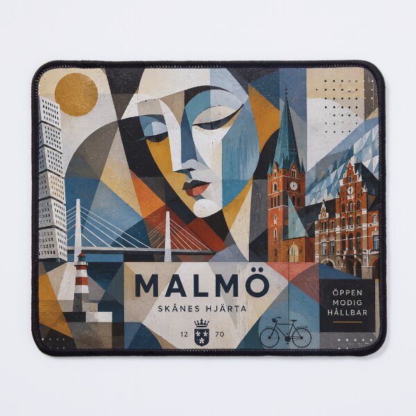 Item preview, Malmö Postcard artwork, Sweden – A Beautiful city in Europe. designed and sold by GalleryKauffeld.