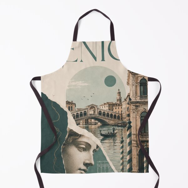 Item preview, Vintage-style Venice travel poster featuring architectural landm designed and sold by ckybe.