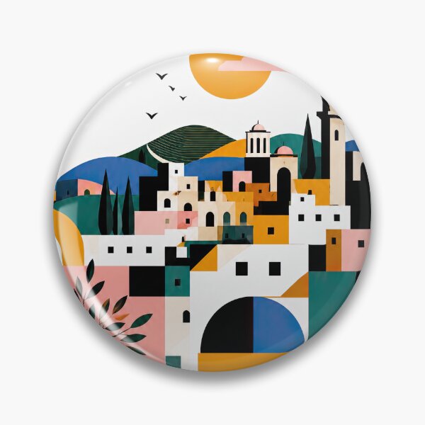 Item preview, Colorful geometric illustration of a stylized Middle Eastern designed and sold by ckybe.