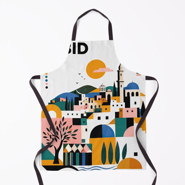 Item preview, Colorful geometric illustration of a stylized Middle Eastern designed and sold by ckybe.