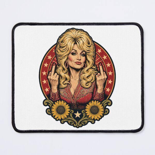 Item preview, Dolly Middle Finger Meme Funny Graphic Design designed and sold by SilverNox.