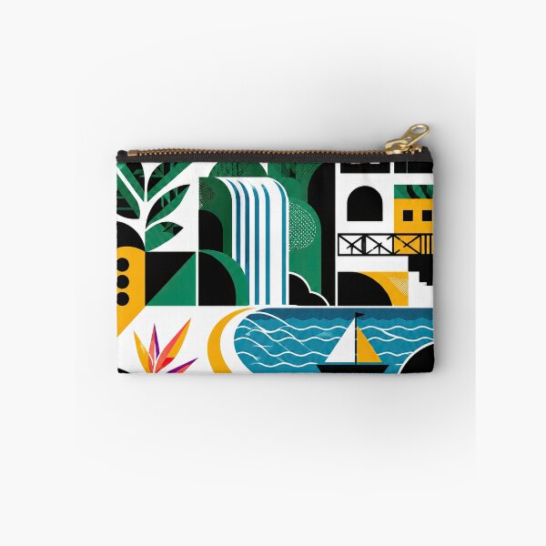 Item preview, Colorful geometric illustration featuring the Ocho Rios Jamaica designed and sold by ckybe.