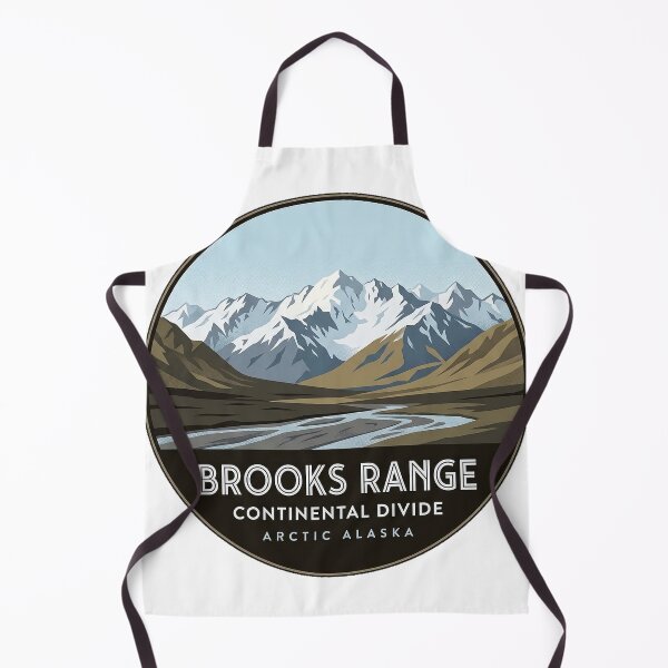 Item preview, Brooks Range Arctic Circle Alaska Mountain Sticker designed and sold by DetourDgn.