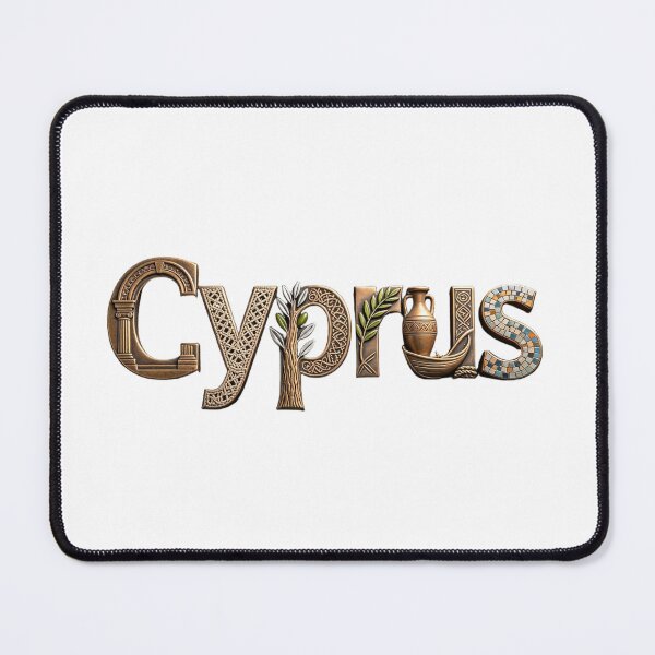 Item preview, Cyprus Travel Vintage Typography – Mediterranean Island Vibes designed and sold by VladisWorld.