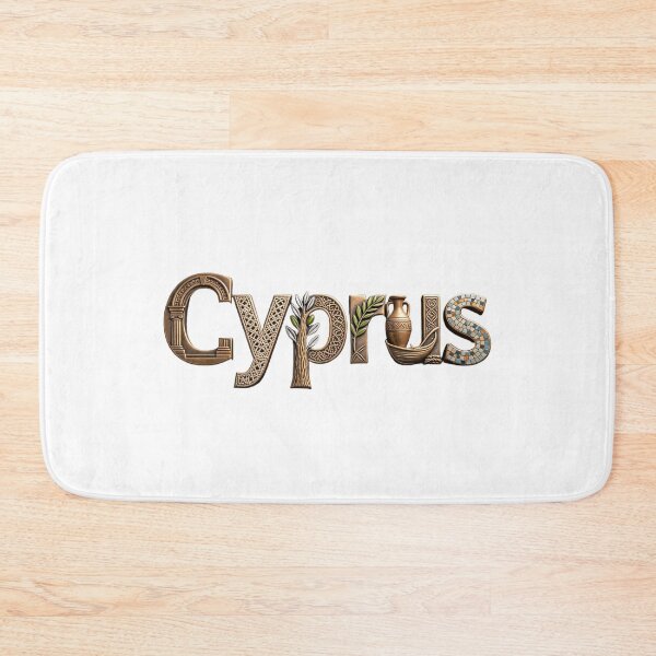 Item preview, Cyprus Travel Vintage Typography – Mediterranean Island Vibes designed and sold by VladisWorld.