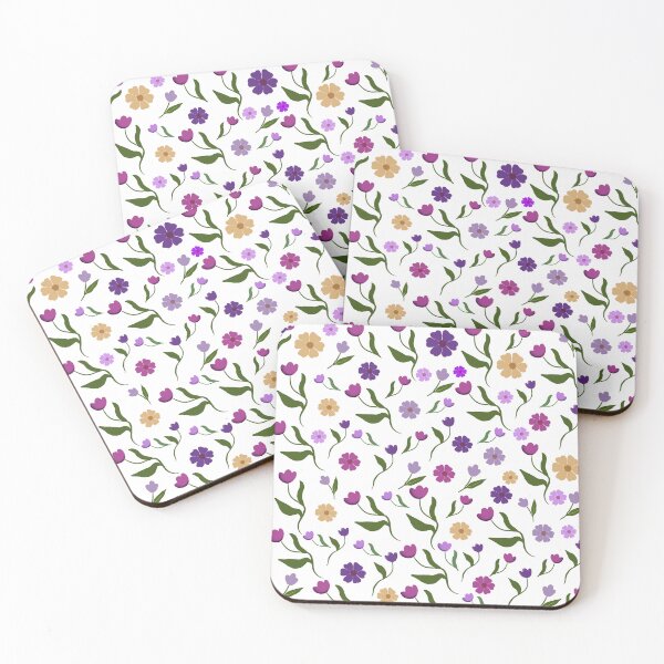 Item preview, Purple Wildflower Seamless Floral Pattern designed and sold by IO Soul Spaces.