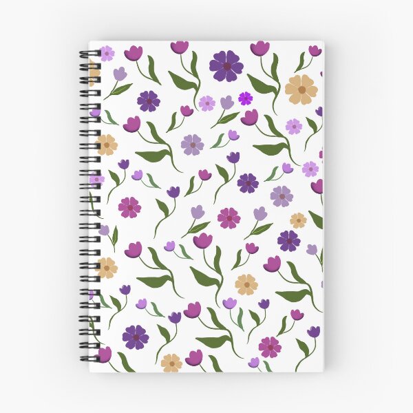 Item preview, Purple Wildflower Seamless Floral Pattern designed and sold by IO Soul Spaces.