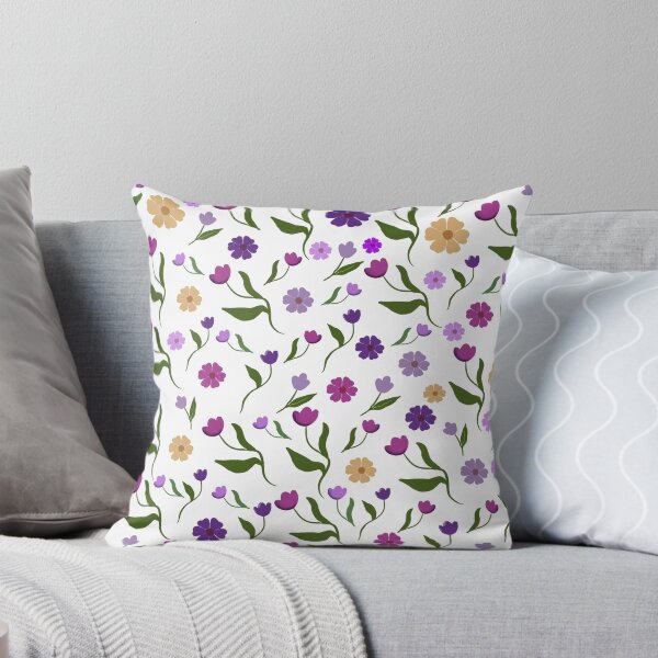 Item preview, Purple Wildflower Seamless Floral Pattern designed and sold by IO Soul Spaces.