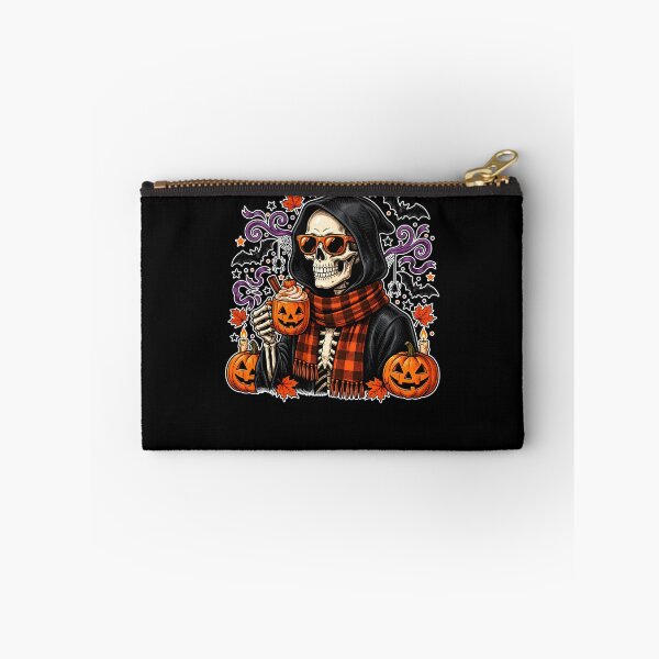 Item preview,  Halloween Skeleton Grim Reaper Holding Pumpkin designed and sold by NancyxEasSHOP.