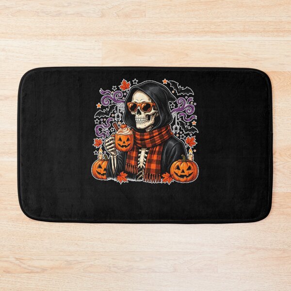 Item preview,  Halloween Skeleton Grim Reaper Holding Pumpkin designed and sold by NancyxEasSHOP.