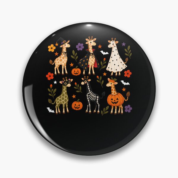 Item preview,  Halloween Giraffes Witch Hat Skeleton Pumpkin Ghost designed and sold by NancyxEasSHOP.
