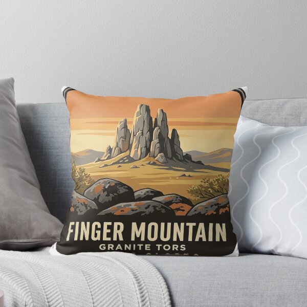 Item preview, Finger Mountain Arctic Circle Alaska Granite Tor Sticker designed and sold by DetourDgn.
