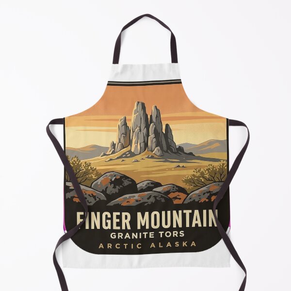 Item preview, Finger Mountain Arctic Circle Alaska Granite Tor Sticker designed and sold by DetourDgn.
