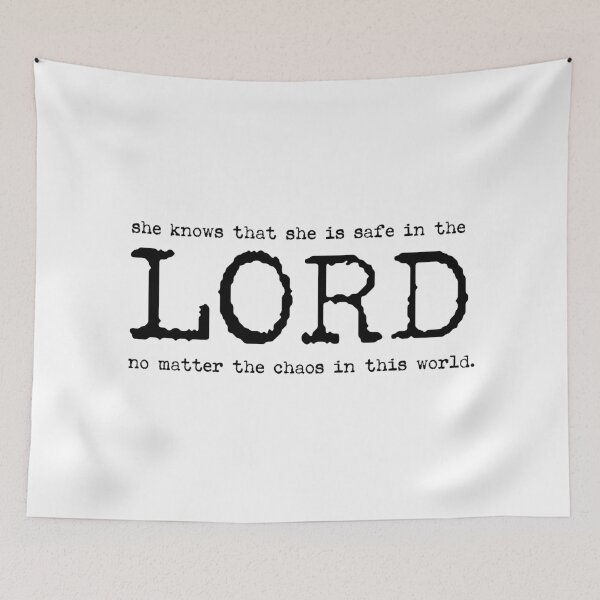 Item preview, she knows, she is safe in the LORD designed and sold by a peace of heaven.