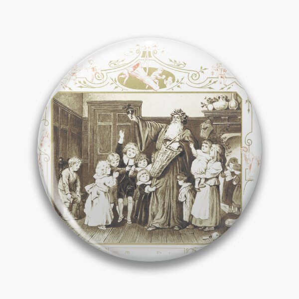 Item preview, Antique Victorian Father Christmas Gift Lithograph designed and sold by Antique Science Press.
