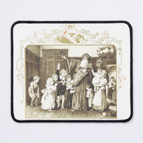 Item preview, Antique Victorian Father Christmas Gift Lithograph designed and sold by Antique Science Press.