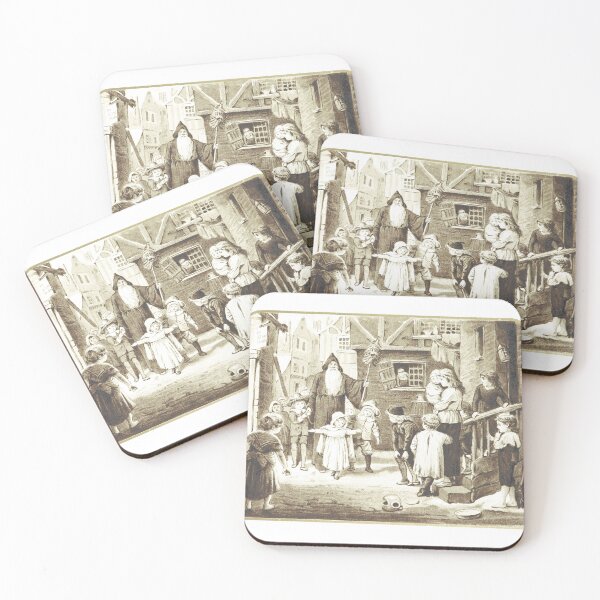 Item preview, Vintage Pied Piper of Hamelin Engraving designed and sold by Antique Science Press.