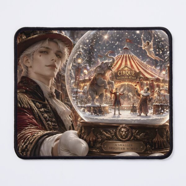 Item preview, Circus Ringmaster with Crystal Snowglobe designed and sold by sigmaartstudio.