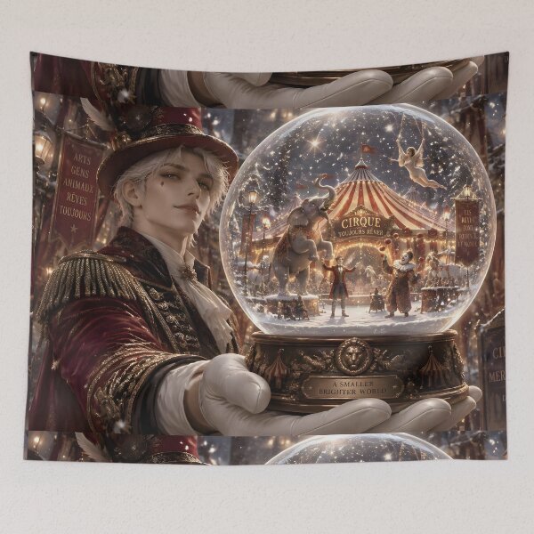Item preview, Circus Ringmaster with Crystal Snowglobe designed and sold by sigmaartstudio.