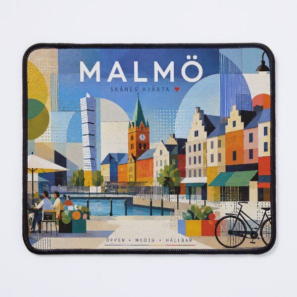Item preview, Malmö, Sweden – a painting of a summer day in this beautiful Scandinavian city. designed and sold by GalleryKauffeld.