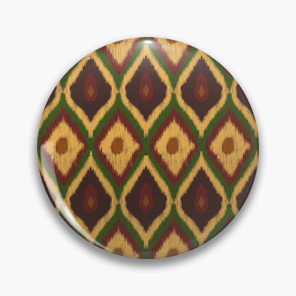 Item preview, Geometric Ikat pattern designed and sold by Halonapping.