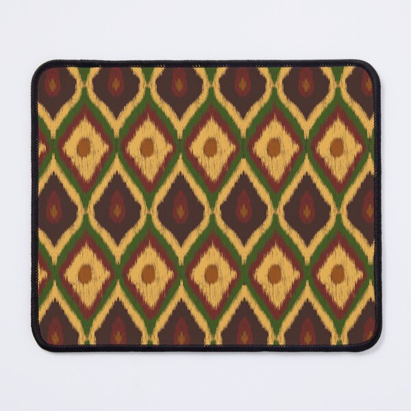 Item preview, Geometric Ikat pattern designed and sold by Halonapping.