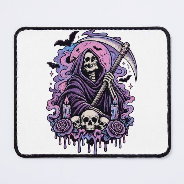 Item preview, Pastel Goth Grim Reaper Design with Death It Is What It Is Drip Art designed and sold by nilakastrati04.