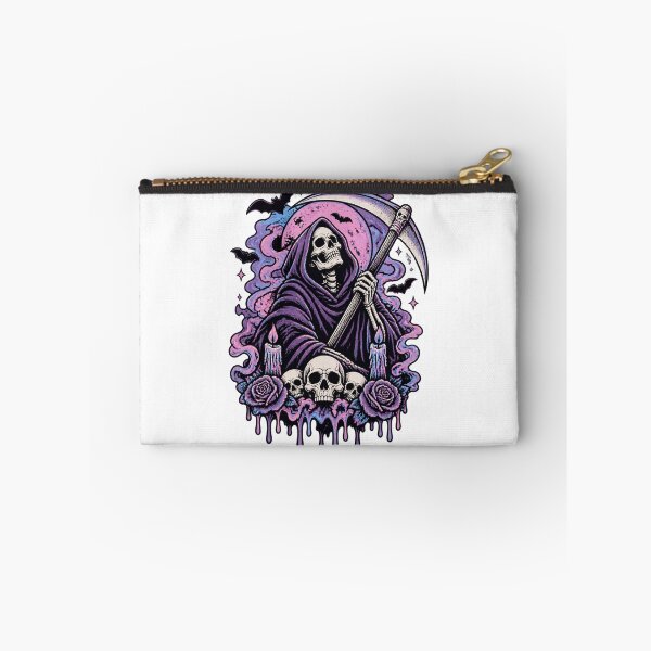 Item preview, Pastel Goth Grim Reaper Design with Death It Is What It Is Drip Art designed and sold by nilakastrati04.