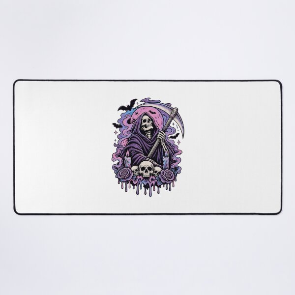Item preview, Pastel Goth Grim Reaper Design with Death It Is What It Is Drip Art designed and sold by nilakastrati04.