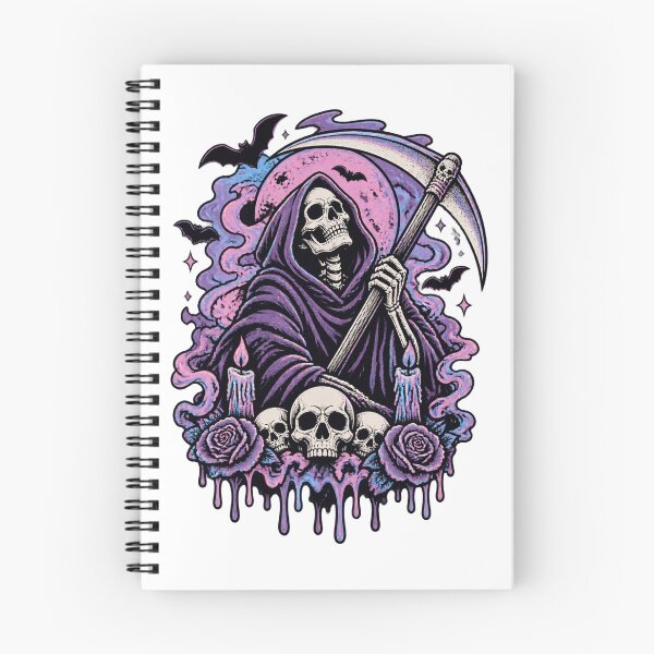 Item preview, Pastel Goth Grim Reaper Design with Death It Is What It Is Drip Art designed and sold by nilakastrati04.