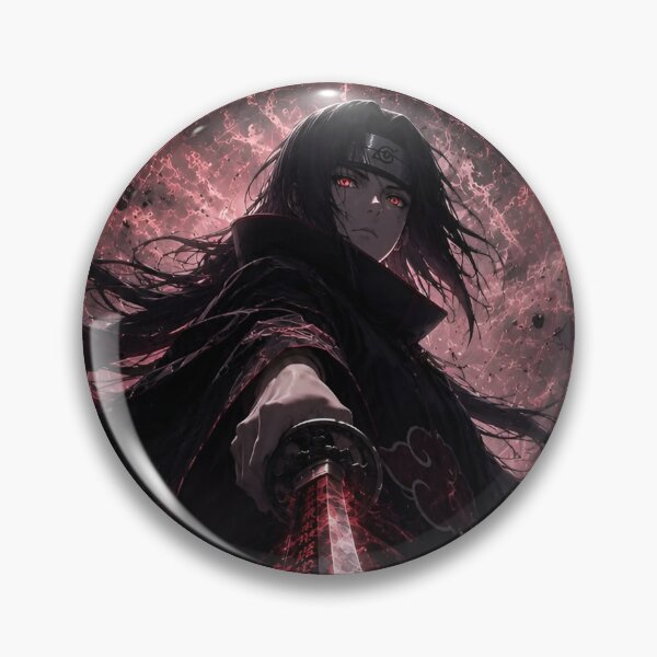 Item preview, Itachi | Crimson-Eyed Dark Shinobi Warrior – Mystical Sword Anime Style designed and sold by Dyan4.