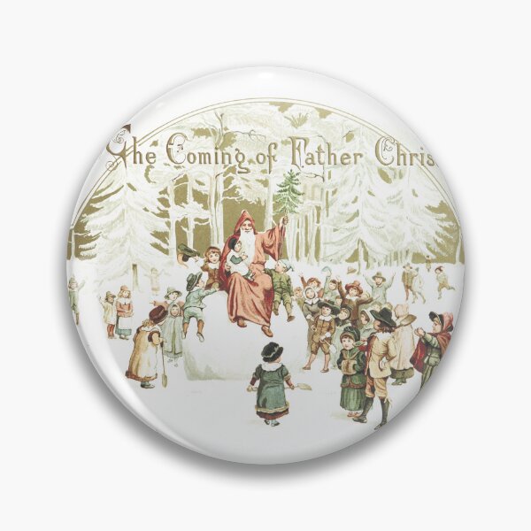 Item preview, Vintage The Coming of Father Christmas Lithograph designed and sold by Antique Science Press.