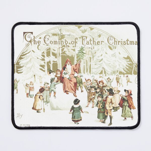 Item preview, Vintage The Coming of Father Christmas Lithograph designed and sold by Antique Science Press.