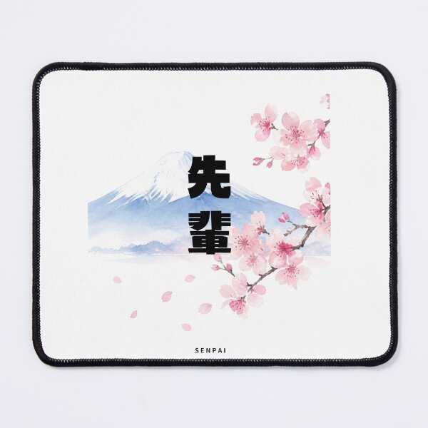 Item preview, Senpai | Mount Fuji & Cherry Blossom | Japanese Design designed and sold by JapanMemoir.