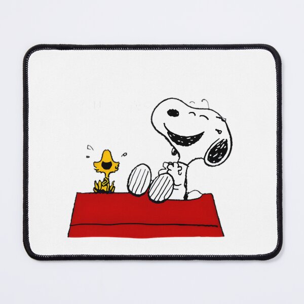 Item preview, Snoopy and Woodstock Laughing Together Cute Cartoon Friendship Design designed and sold by Trendy Tee.