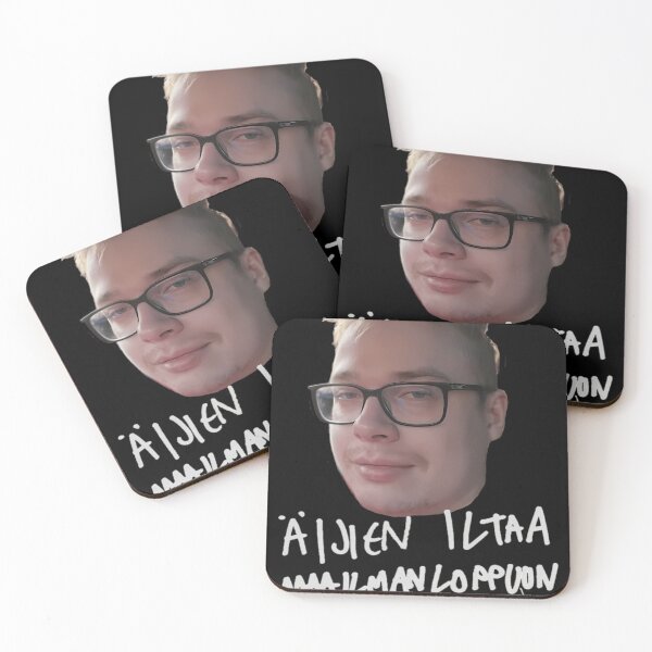 Item preview, Upi Ijien Iltaa Maailmanloppuun Asti. Valkoinen Teksti designed and sold by AbsurdVibes.
