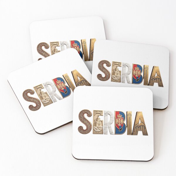 Item preview, Tipografía vintage para viajes a Serbia: patrimonio balcánico y aventura en la montaña. designed and sold by VladisWorld.