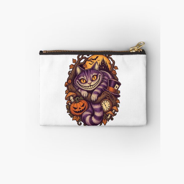 Item preview, Whimsical Cheshire Cat Smiling Illustration with Striped Pattern and Mysterious Eyes designed and sold by nilakastrati04.